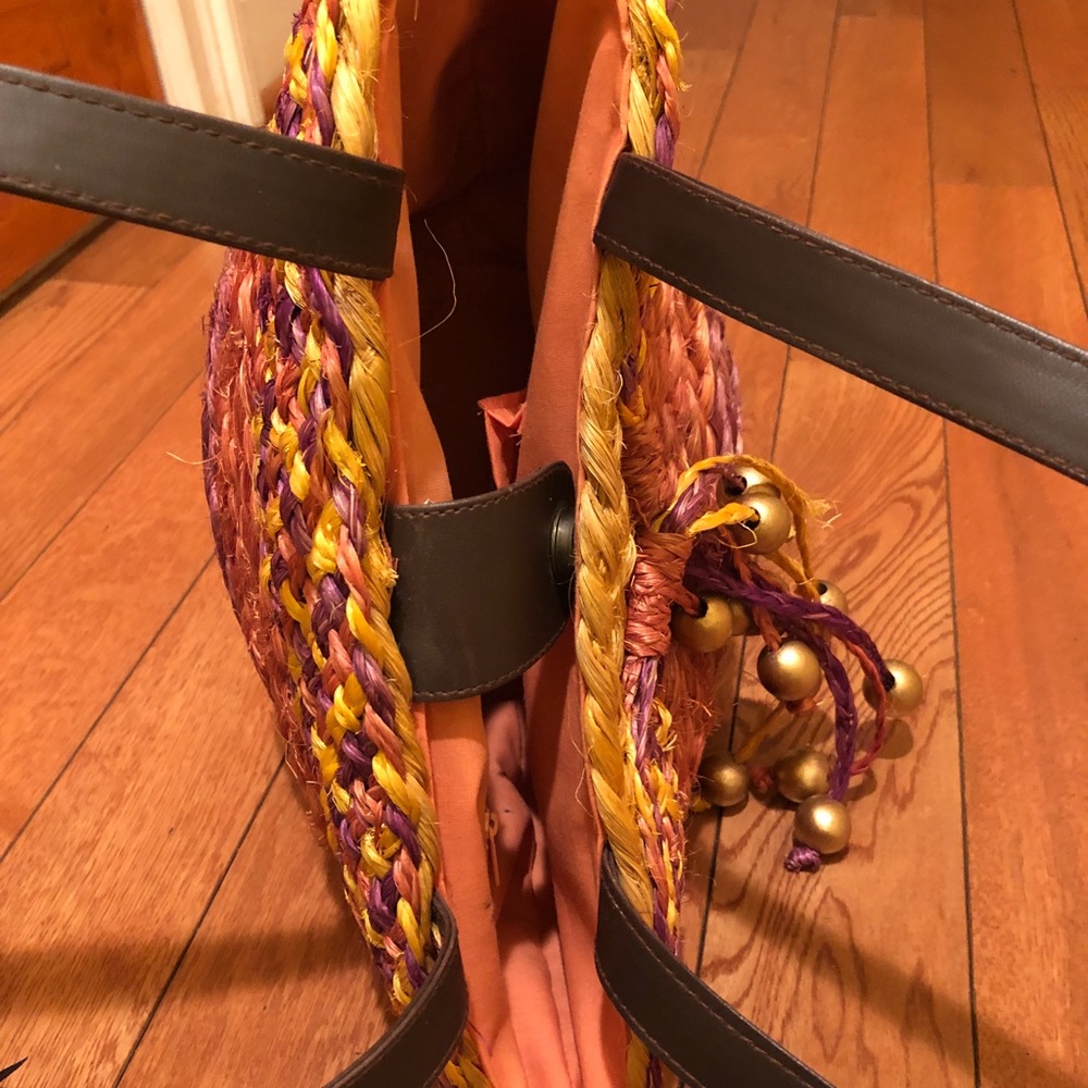 Colorful Straw Bag - Picture 6 of 9
